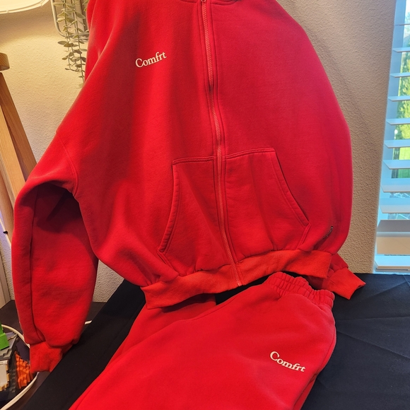 Comfrt Pants - Comfrt Women's Red Track Pants & Joggers